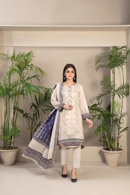 3 PIECE STITCHED EMBROIDERED DIGITAL PRINTED LAWN-TAWAKKAL