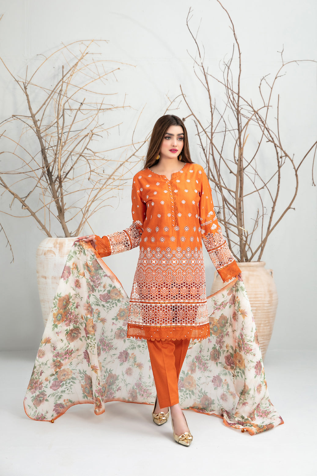 3 PIECE STITCHED EMBROIDERED DIGITAL PRINTED LAWN-TAWAKKAL