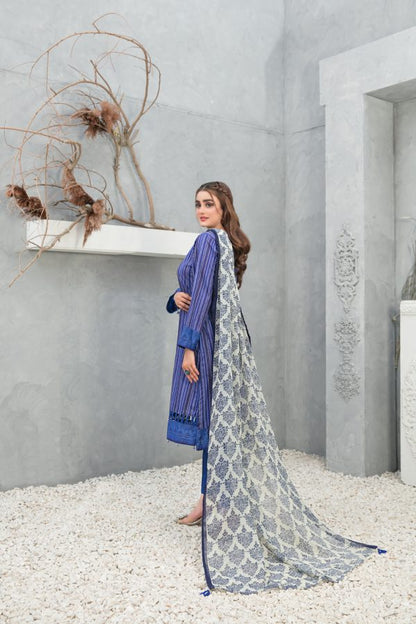 3 PIECE STITCHED EMBROIDERED DIGITAL PRINTED LAWN-TAWAKKAL