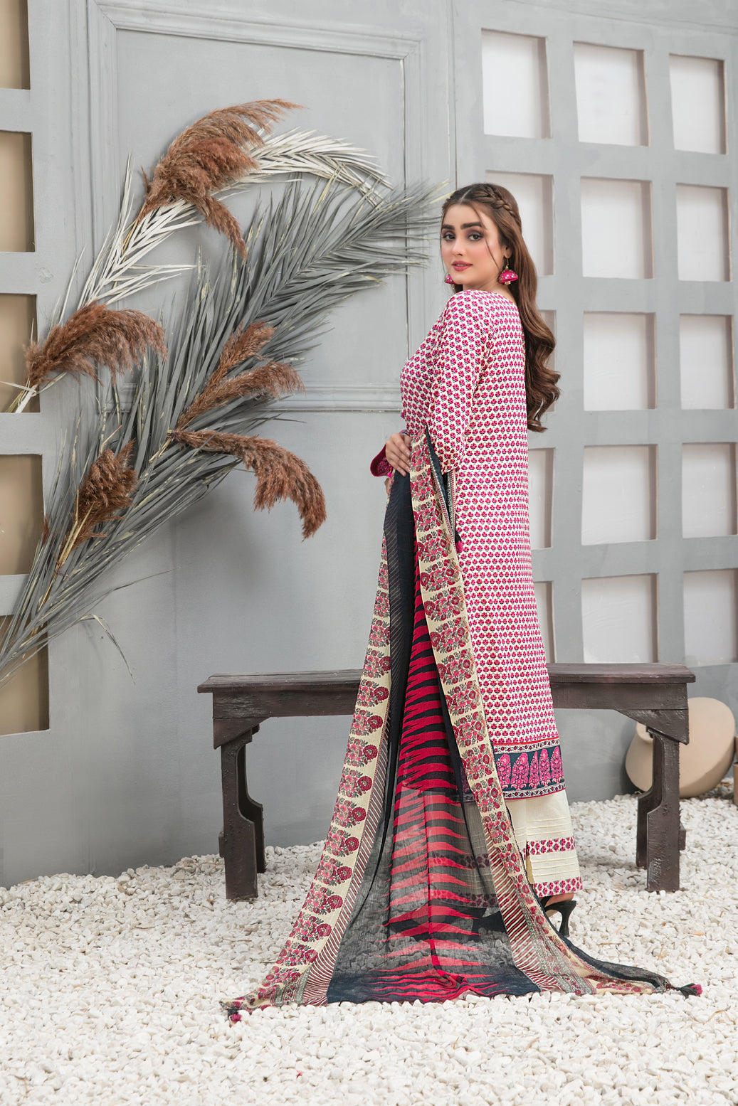 3 PIECE STITCHED EMBROIDERED DIGITAL PRINTED LAWN-TAWAKKAL