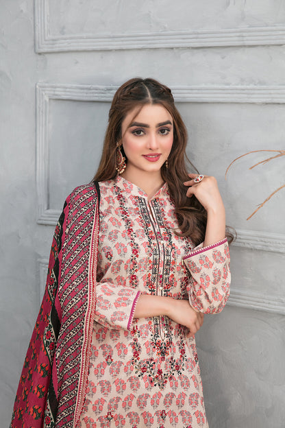 3 PIECE STITCHED EMBROIDERED DIGITAL PRINTED LAWN-TAWAKKAL