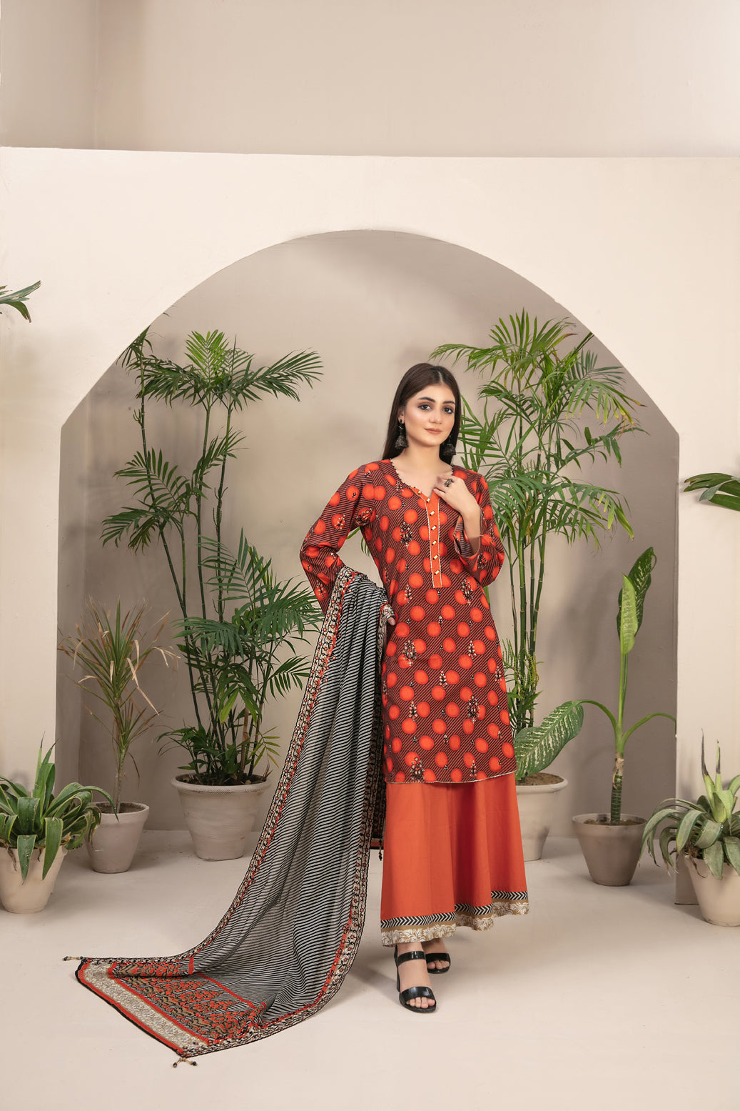 3 PIECE STITCHED EMBROIDERED DIGITAL PRINTED LAWN-TAWAKKAL