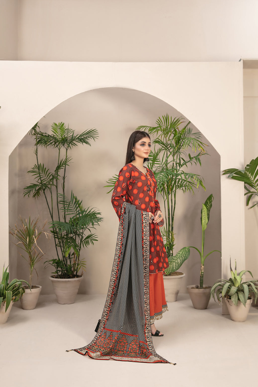 3 PIECE STITCHED EMBROIDERED DIGITAL PRINTED LAWN-TAWAKKAL