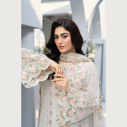 3 Piece Luxury Chiffon Ready to Wear Collection | karma Collection UMKC0904