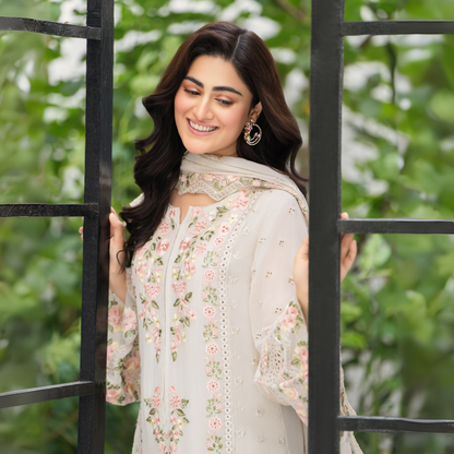 3 Piece Luxury Chiffon Ready to Wear Collection | karma Collection UMKC0904