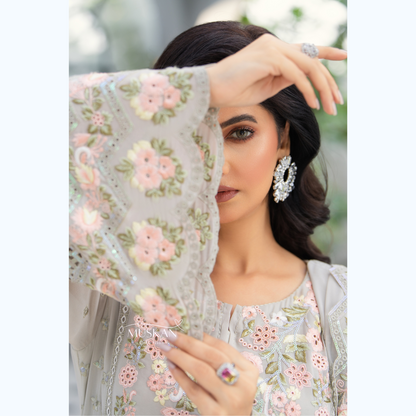 3 Piece Luxury Chiffon Ready to Wear Collection | karma Collection UMKC0904