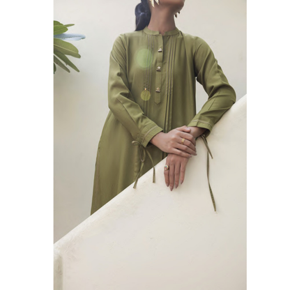 2 Piece Dhanak Pakistani Co-Ords Set Ready to Wear Collection by Casuallite | UMCAE0701