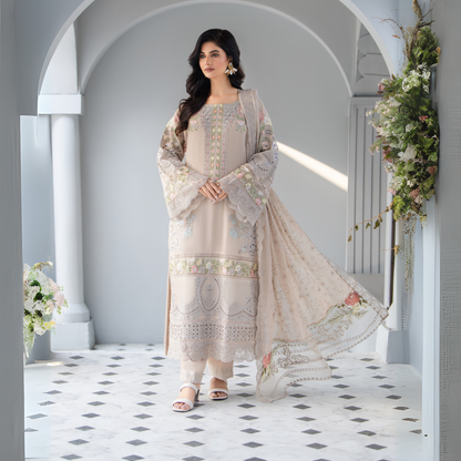 3 Piece Luxury Chiffon Ready to Wear Collection | karma Collection UMKC0905