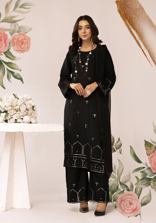 3 Piece Embroidered linen Collection By Simrans