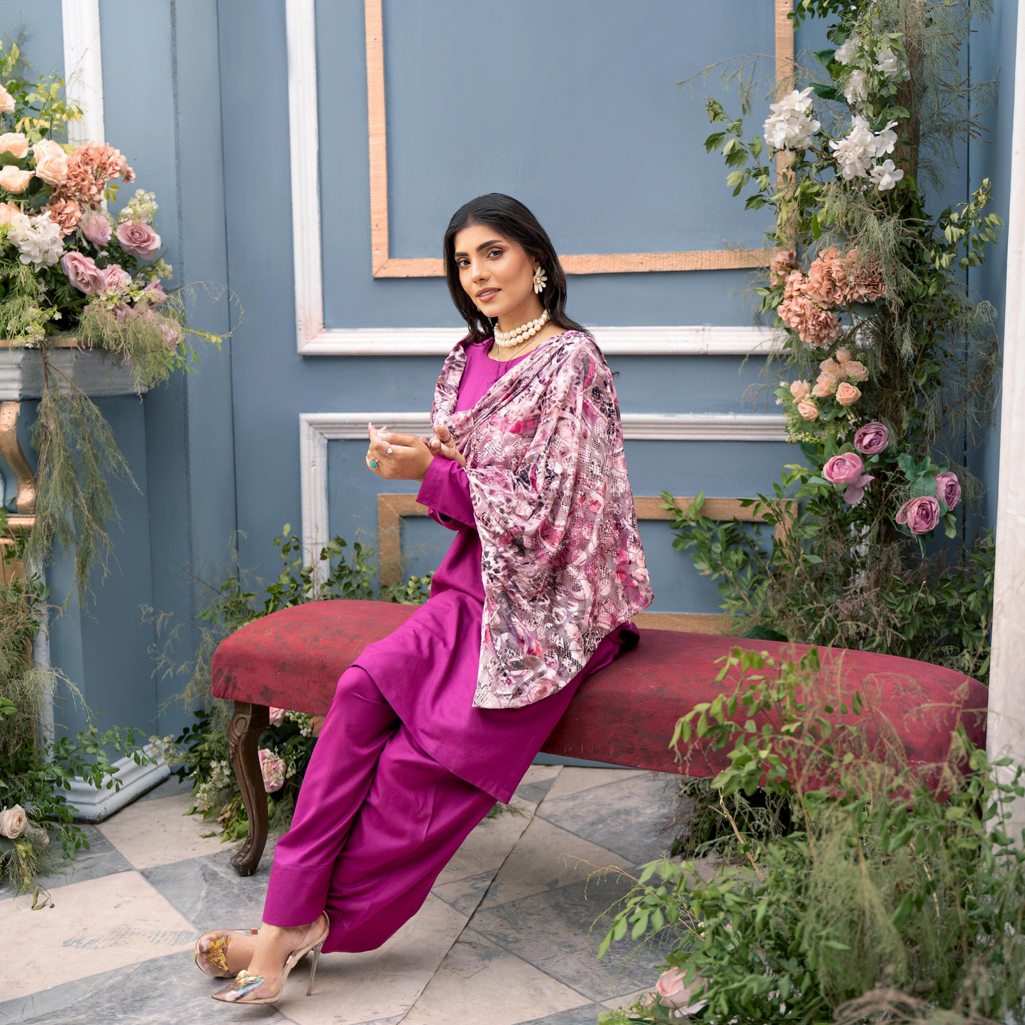 3 Pc Dhanak Collection with Palachi Shawl | Winter Collection | Raniya.h