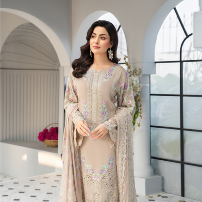 3 Piece Luxury Chiffon Ready to Wear Collection | karma Collection UMKC0901