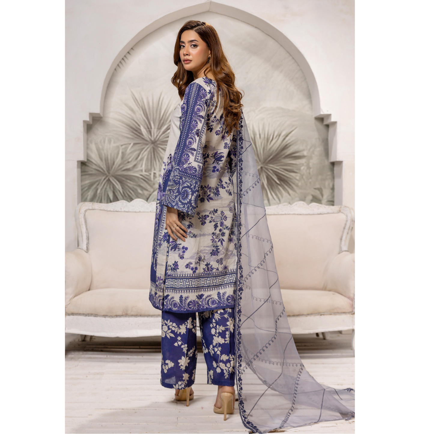 Multi 3 Pc Digital Printed Embroidered Khaddar Collection | Winter Wear | SIMRANS