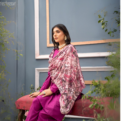 3 Pc Dhanak Collection with Palachi Shawl | Winter Collection | Raniya.h