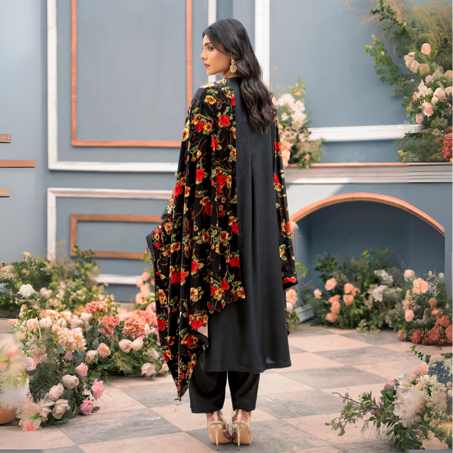 3 Pc Dhanak Collection with Palachi Shawl | Winter Collection | Raniya.h