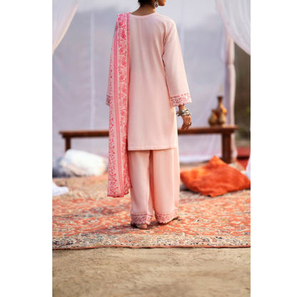 3 Pc Embroidered Khaddar Ready to Wear Collection by Casuallite | UMCAE0901