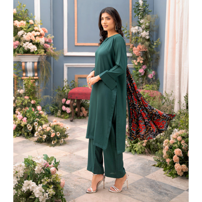 3 Pc Dhanak Collection with Palachi Shawl | Winter Collection | Raniya.h