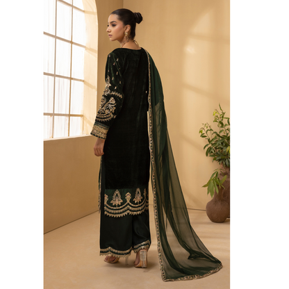 Luxury Velvet Ready to Wear Embroidered Collection by Simrans