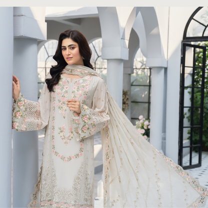 3 Piece Luxury Chiffon Ready to Wear Collection | karma Collection UMKC0904