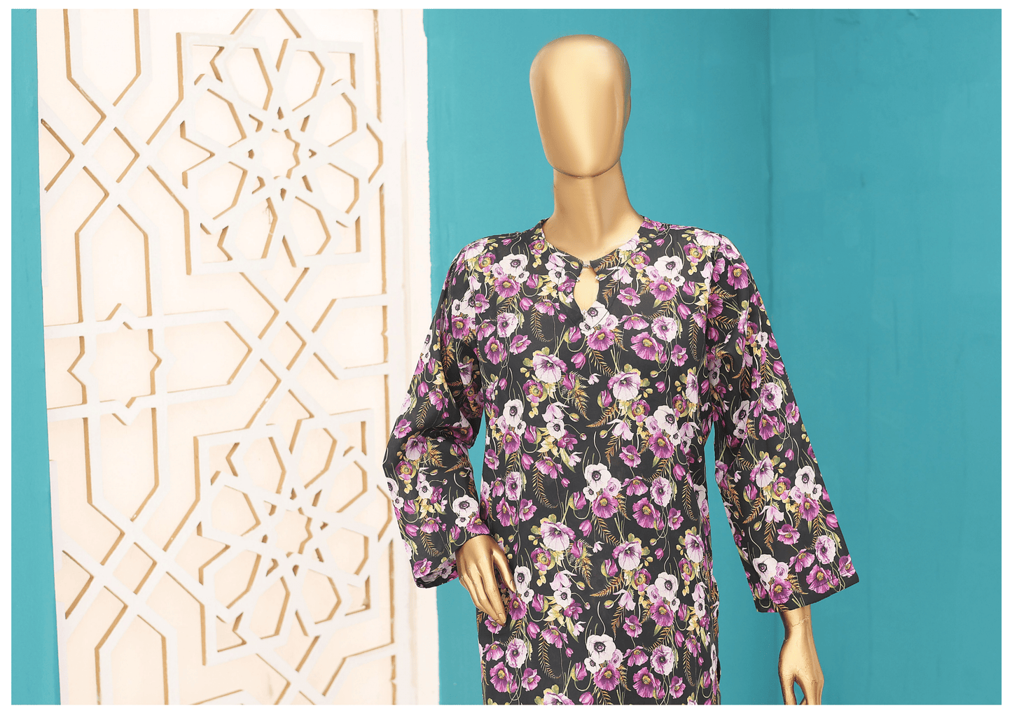 Multi | Ready to Wear | Printed Lawn 2 Pc-Naubahar