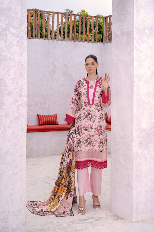 3 - PIECE DIGITAL PRINTED LAWN DRESS - RANIYA.H