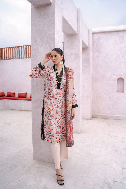 3 - PIECE DIGITAL PRINTED LAWN DRESS - RANIYA.H