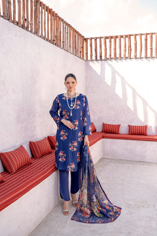 3 - PIECE DIGITAL PRINTED LAWN DRESS - RANIYA.H