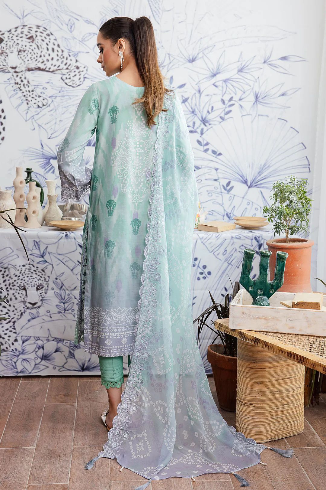 NSG-129 (3 PC ) SLUB LINEN COLLECTION-NUREH