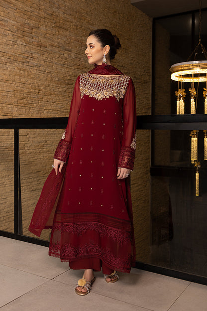 Luxe By Azure Embroidered 3 Piece Suits Mookaite