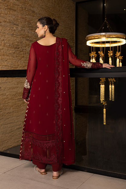 Luxe By Azure Embroidered 3 Piece Suits Mookaite