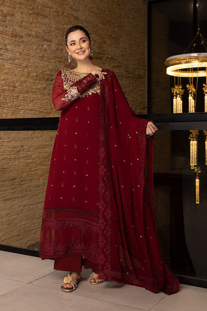 Luxe By Azure Embroidered 3 Piece Suits Mookaite