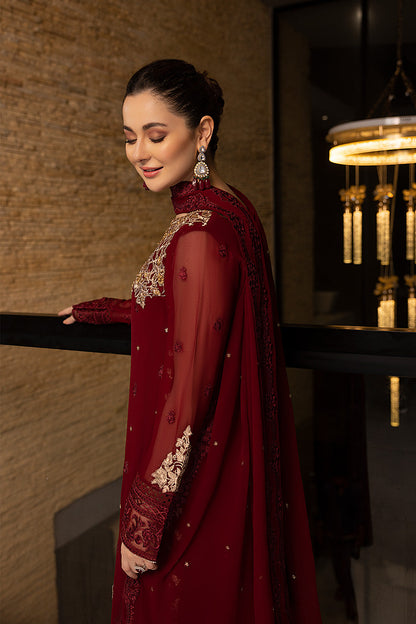 Luxe By Azure Embroidered 3 Piece Suits Mookaite