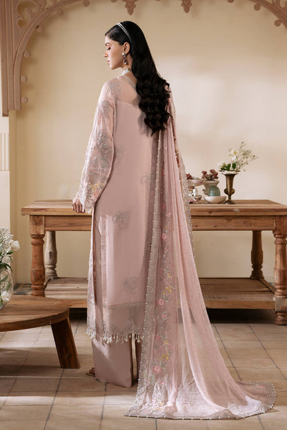 Cavern Pink Embroidered Chiffon | Luxury Pret | 3 Pc | Ready to Wear | Serene