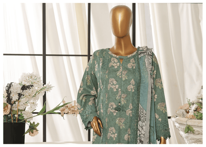 3 Piece Luxury Lawn Lacework & Cutwork | Sada Bahar