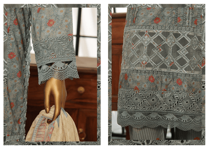 3 Piece Luxury Lawn Lacework & Cutwork | Sada Bahar