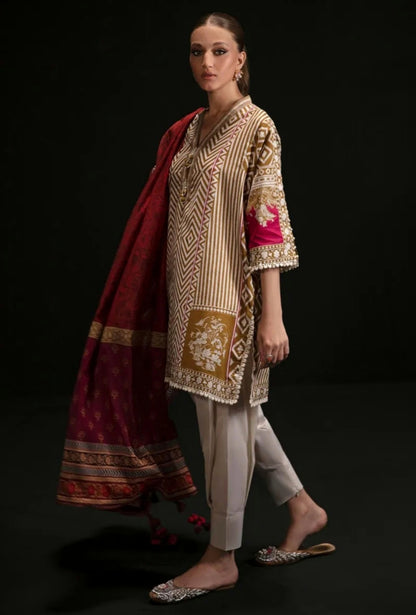 MAHAY BY SANA SAFINAZ STITCHED 2 PIECE SUMMER LAWN COLLECTION 2023