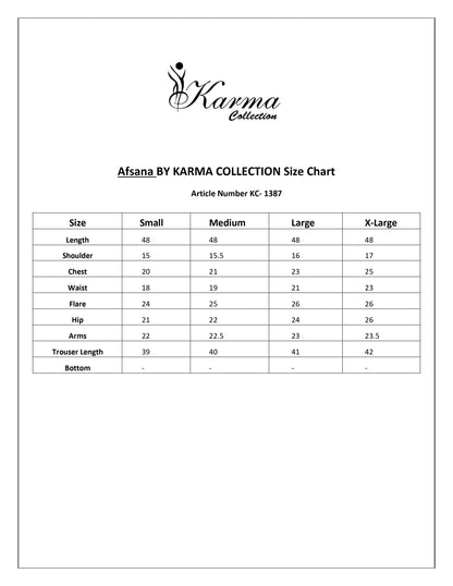 KC- 1387 | Beige | 3 Pc | Chikenkari Cotton Lawn | Karma Collection