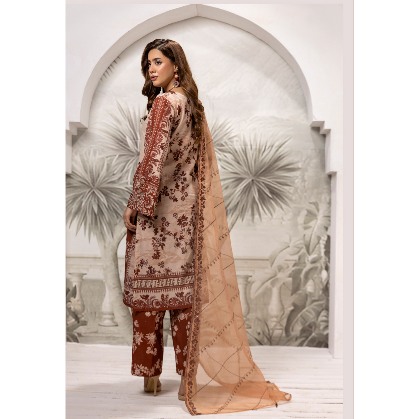 Multi 3 Pc Digital Printed Embroidered Khaddar Collection | Winter Wear | SIMRANS