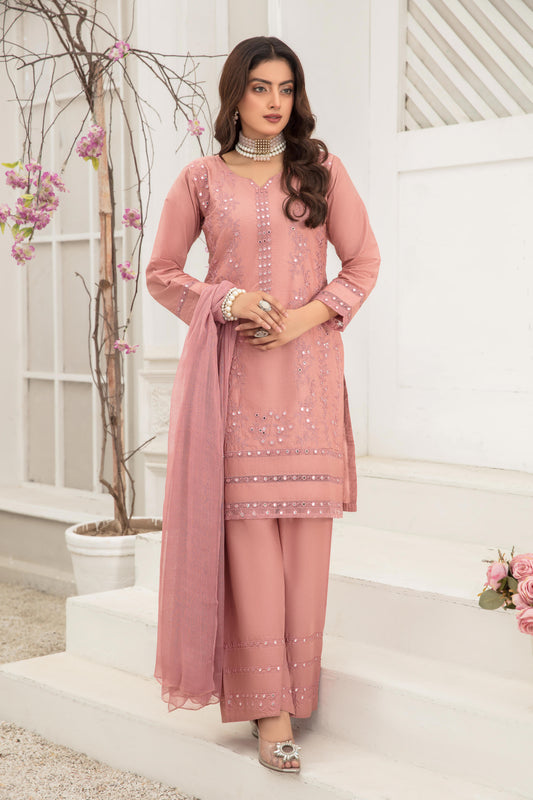 3-PIECE STITCHED EMBROIDERED LAWN-SIMRANS