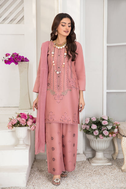 3-PIECE STITCHED EMBROIDERED LAWN-SIMRANS