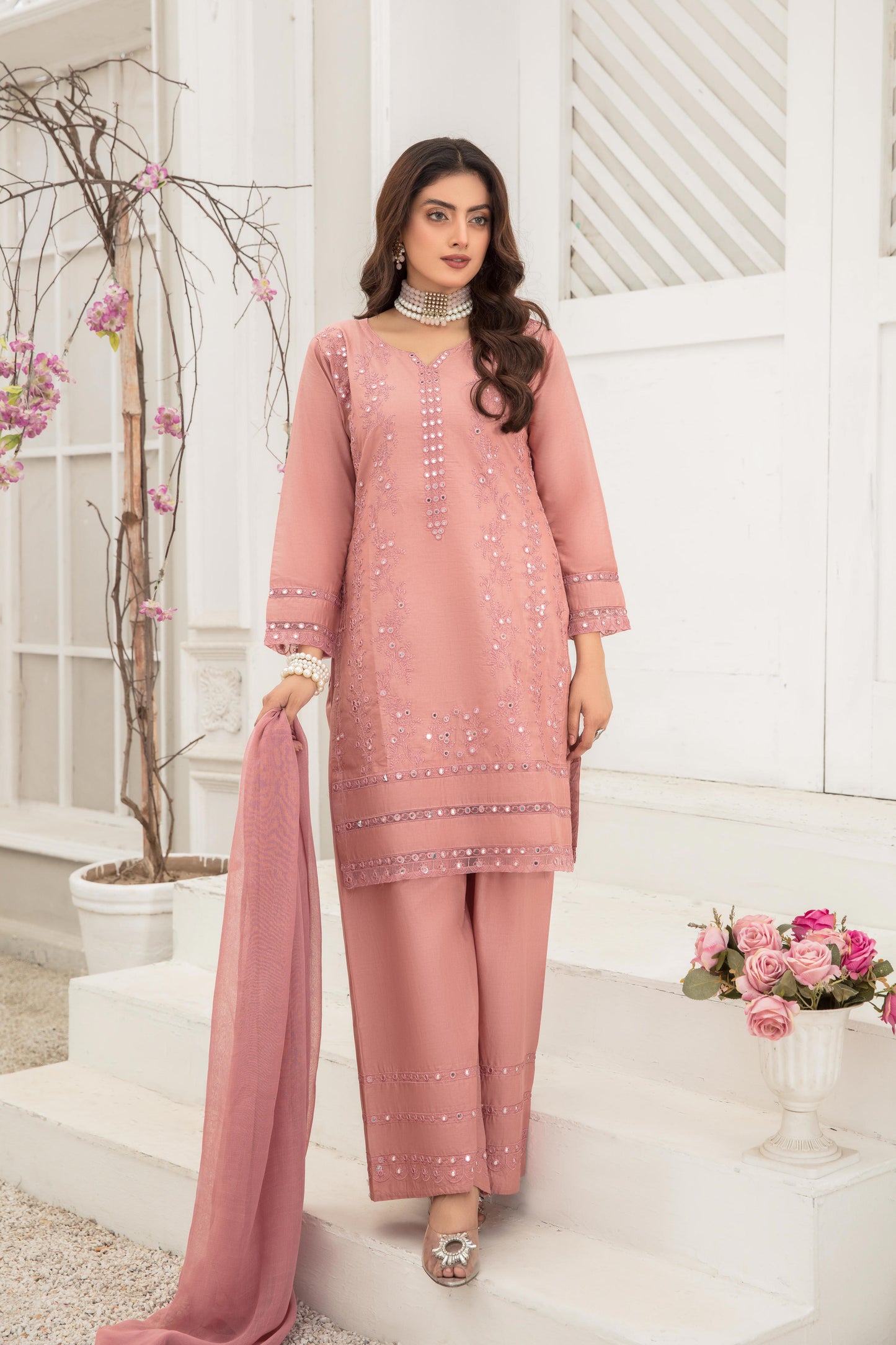 3-PIECE STITCHED EMBROIDERED LAWN-SIMRANS