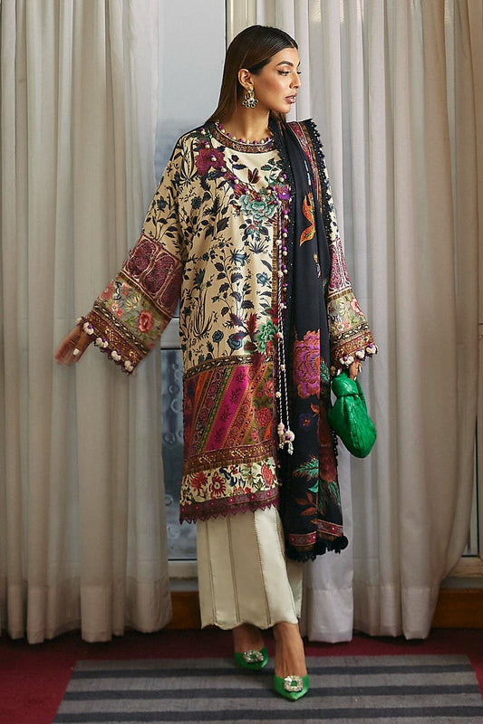 Muzlin By Sana Safinaz Stitched 3 Piece-Winter Collection