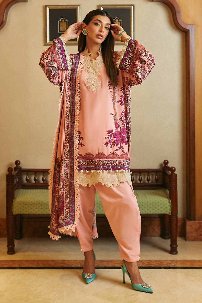 Muzlin By Sana Safinaz Stitched 3 Piece-Winter Collection