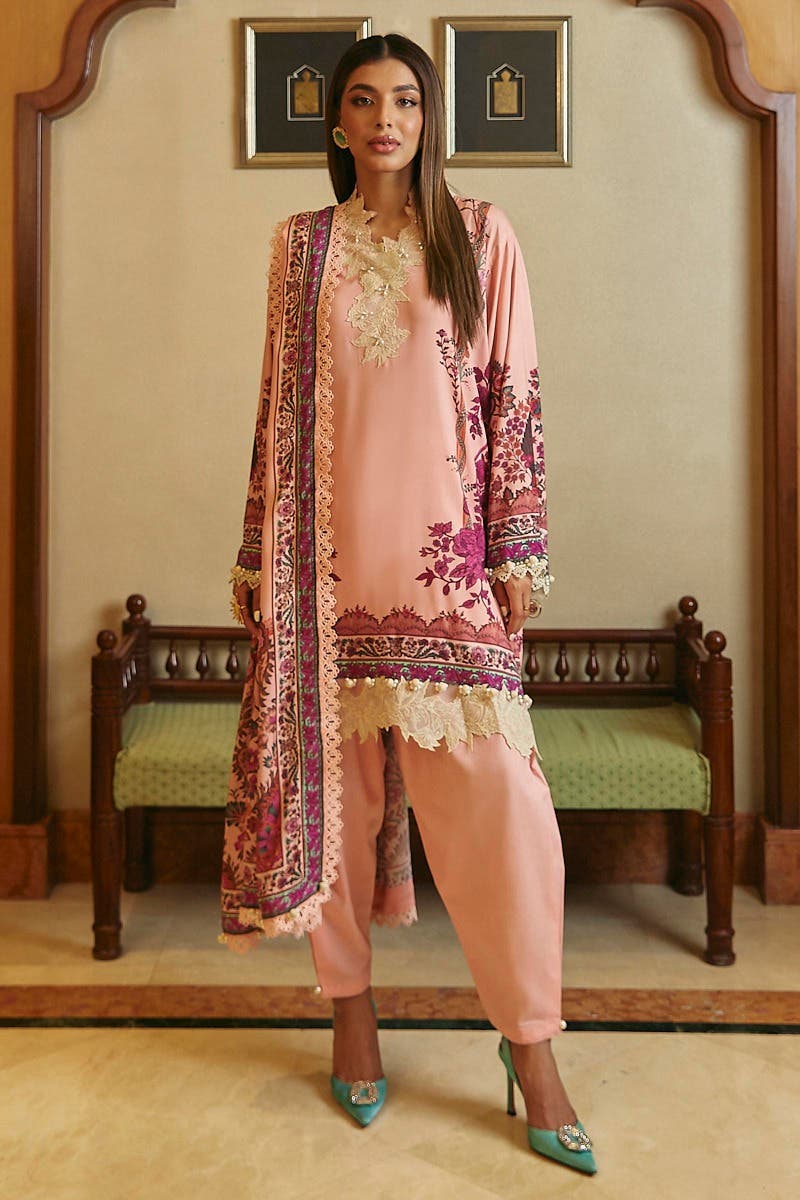 Muzlin By Sana Safinaz Stitched 3 Piece-Winter Collection