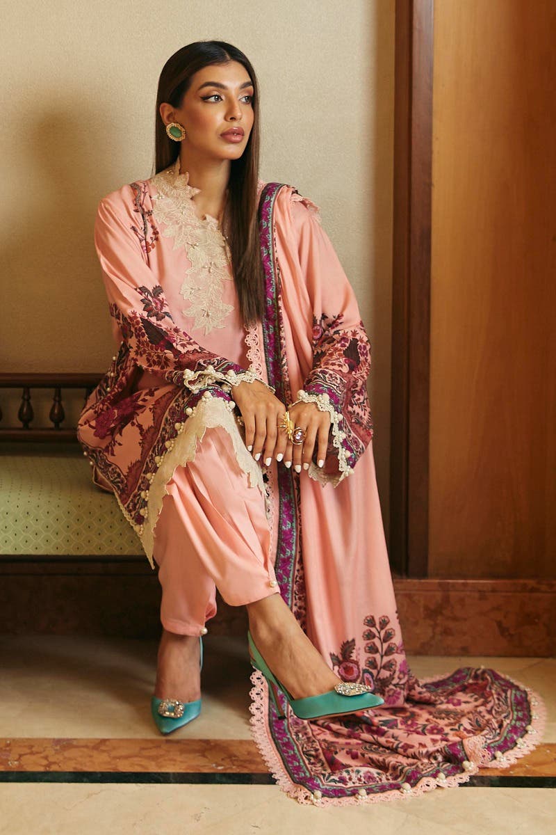 Muzlin By Sana Safinaz Stitched 3 Piece-Winter Collection