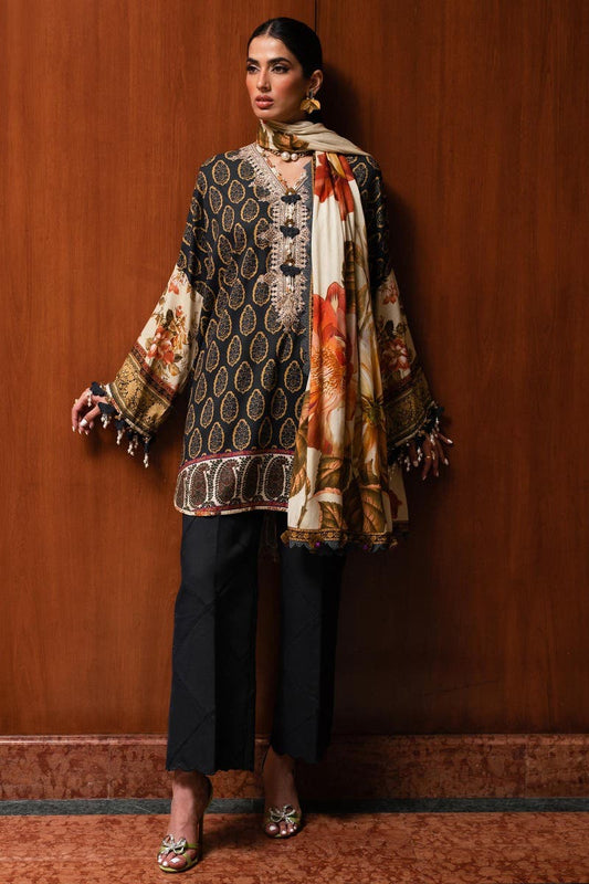 Muzlin By Sana Safinaz Stitched 3 Piece-Winter Collection