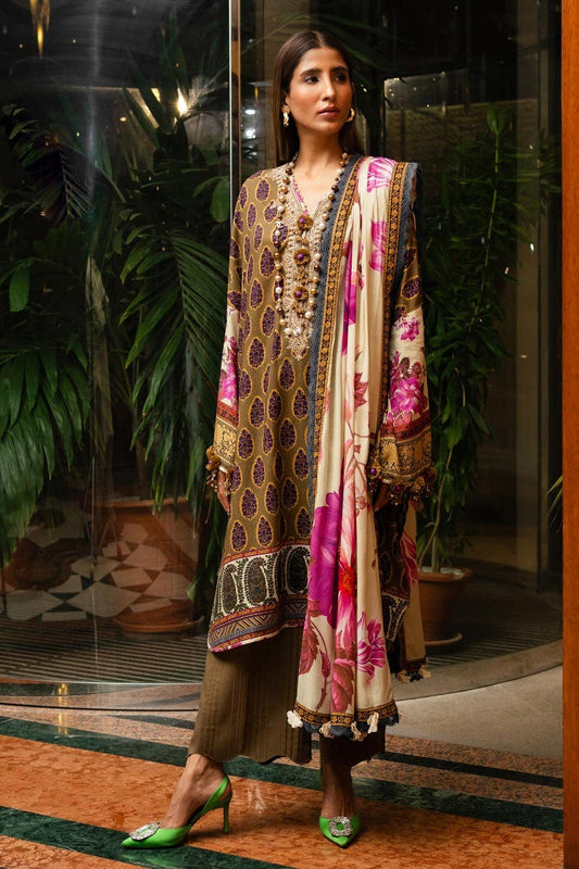 Muzlin By Sana Safinaz Stitched 3 Piece-Winter Collection