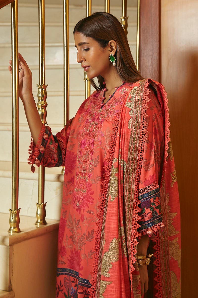 Muzlin By Sana Safinaz Stitched 3 Piece-Winter Collection