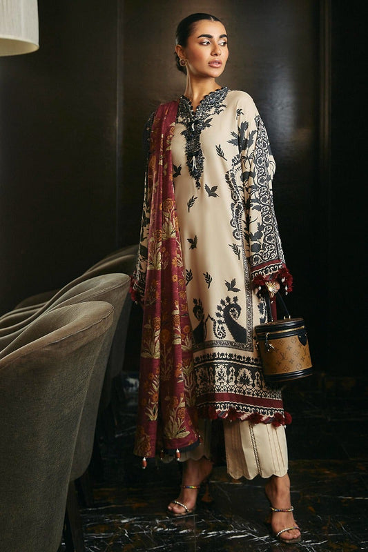 Muzlin By Sana Safinaz Stitched 3 Piece-Winter Collection