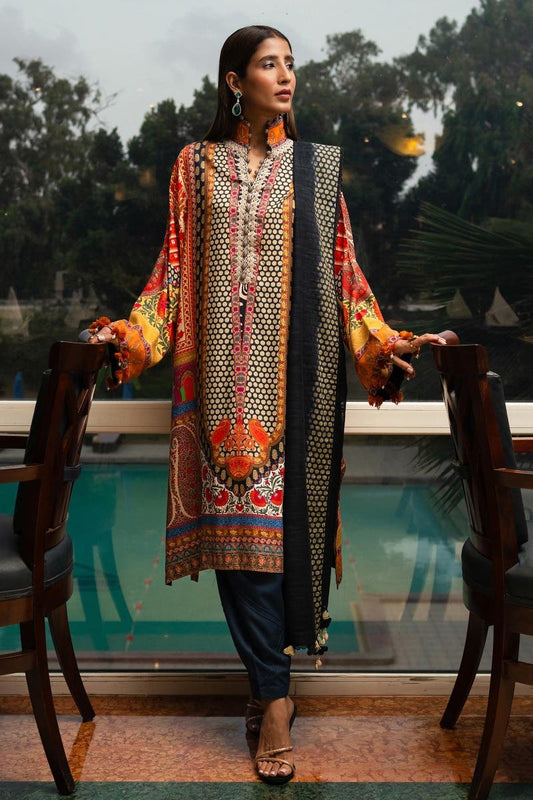 Muzlin By Sana Safinaz Stitched 3 Piece-Winter Collection