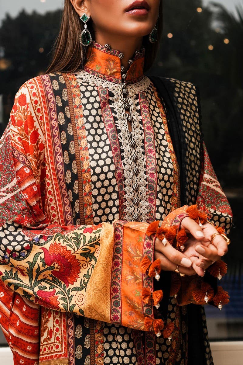 Muzlin By Sana Safinaz Stitched 3 Piece-Winter Collection